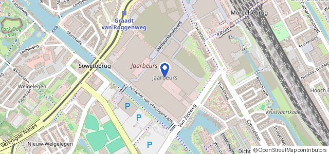 Map of Jaarbeurs Utrecht