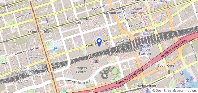 Map of Metro Toronto Convention Centre