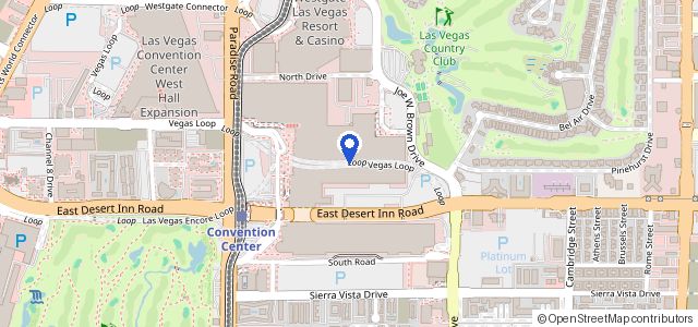 Map of Las Vegas Convention Center