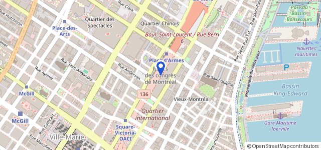 Map of Palais Des Congrès