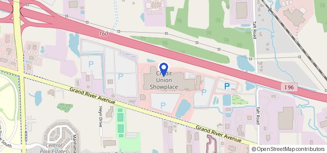Map of Vibe Credit Union Showplace