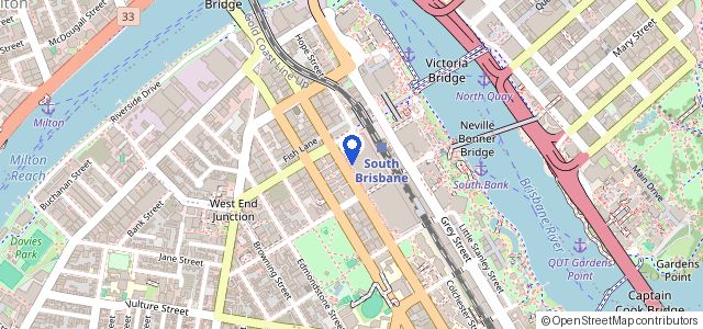 Map of Brisbane Convention & Exhibition Centre